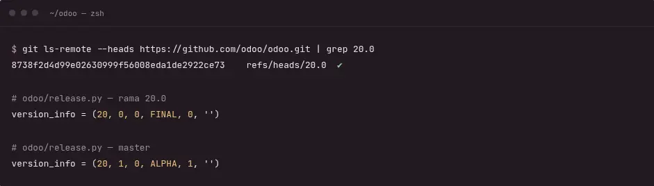git ls-remote
